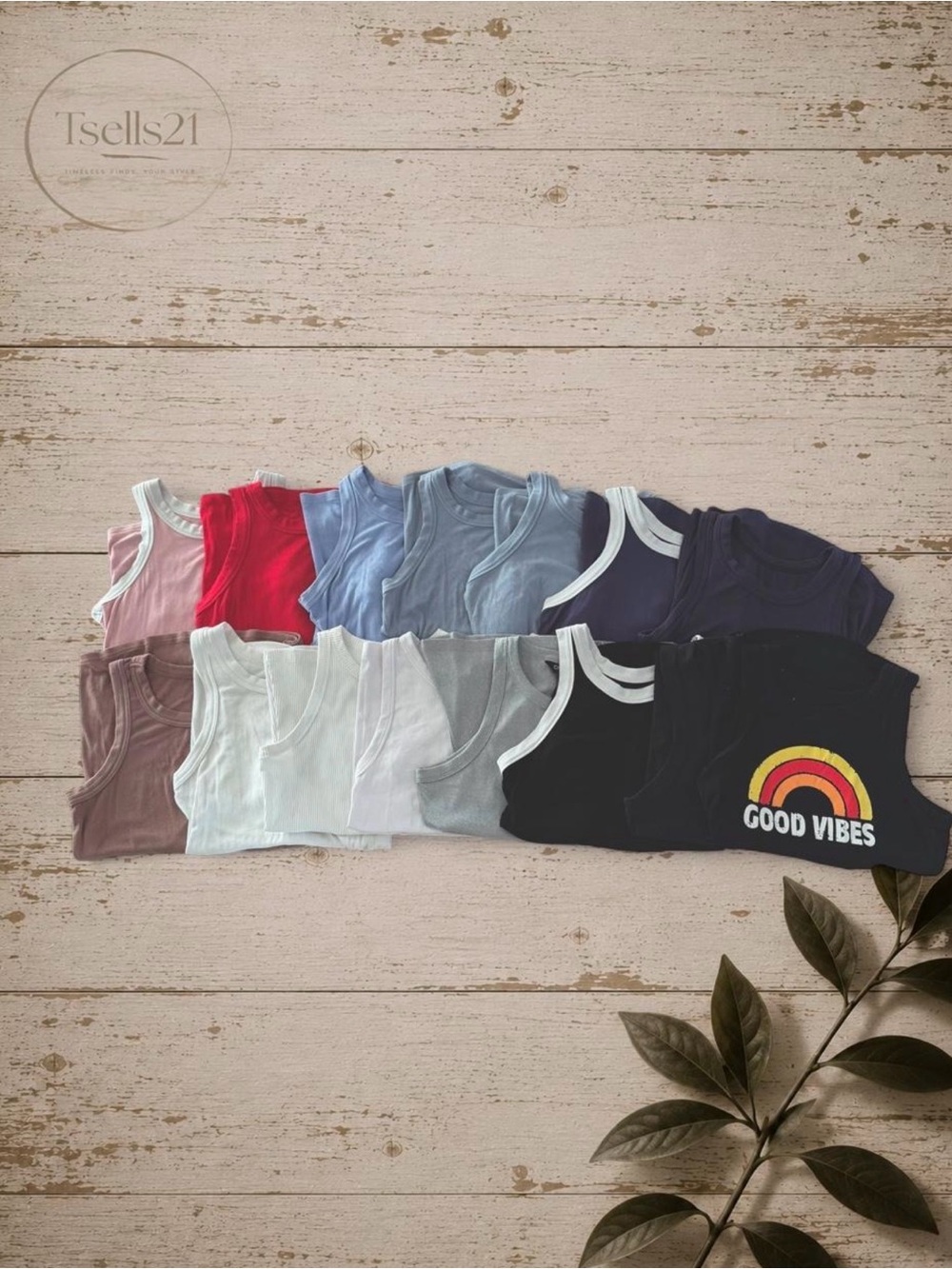 Ultimate 16-Piece Basic Tank Top Bundle - Size M